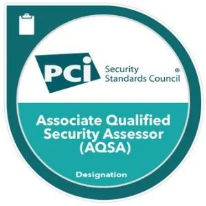 PCI Standards Council - Logo: Risk Associates is PCI approved Associates Qualified Security Assessor - AQSA