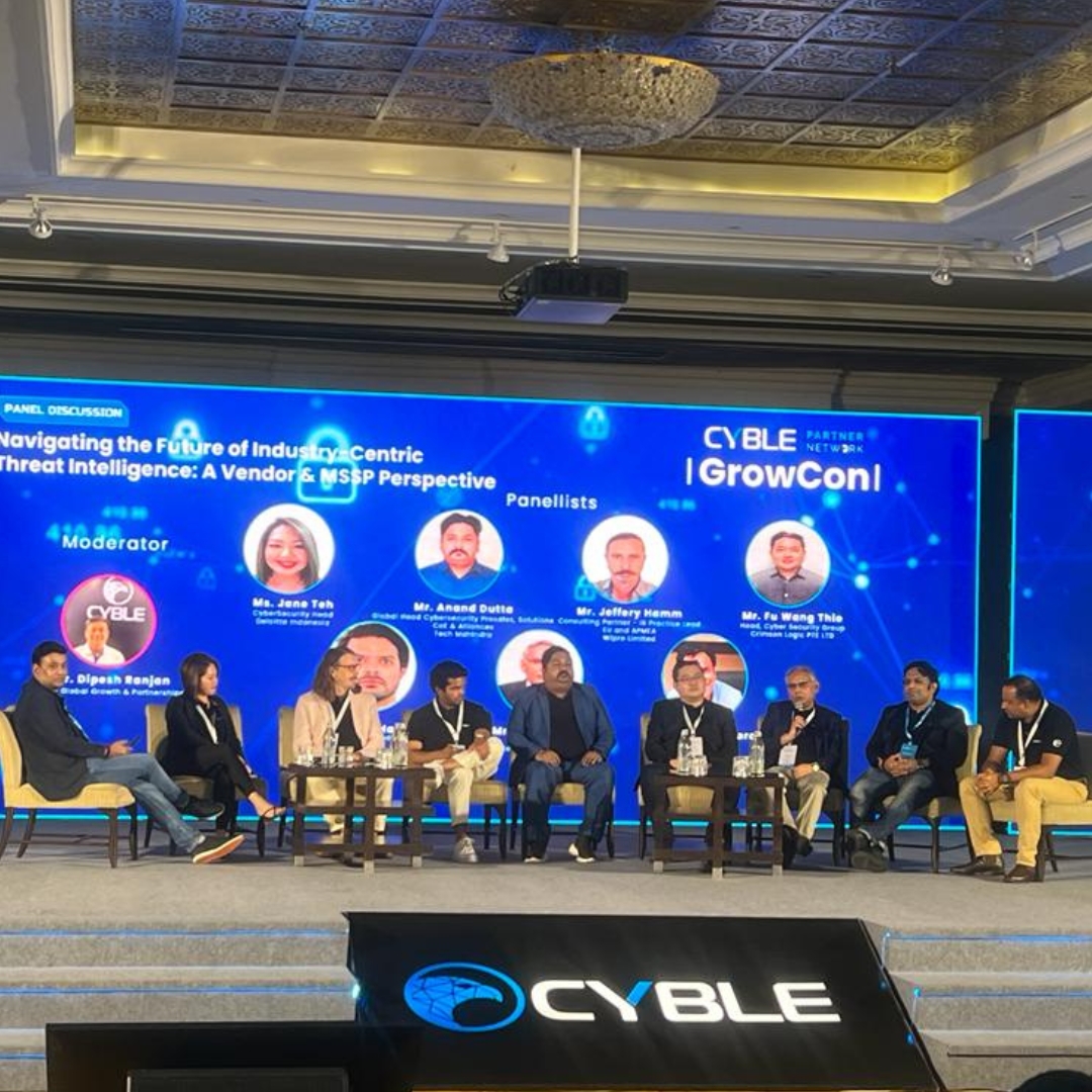 Dr Aftab in panel at CYBLE GROWCON